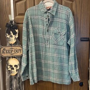 Moose Creek Men's Green Plaid Shirt